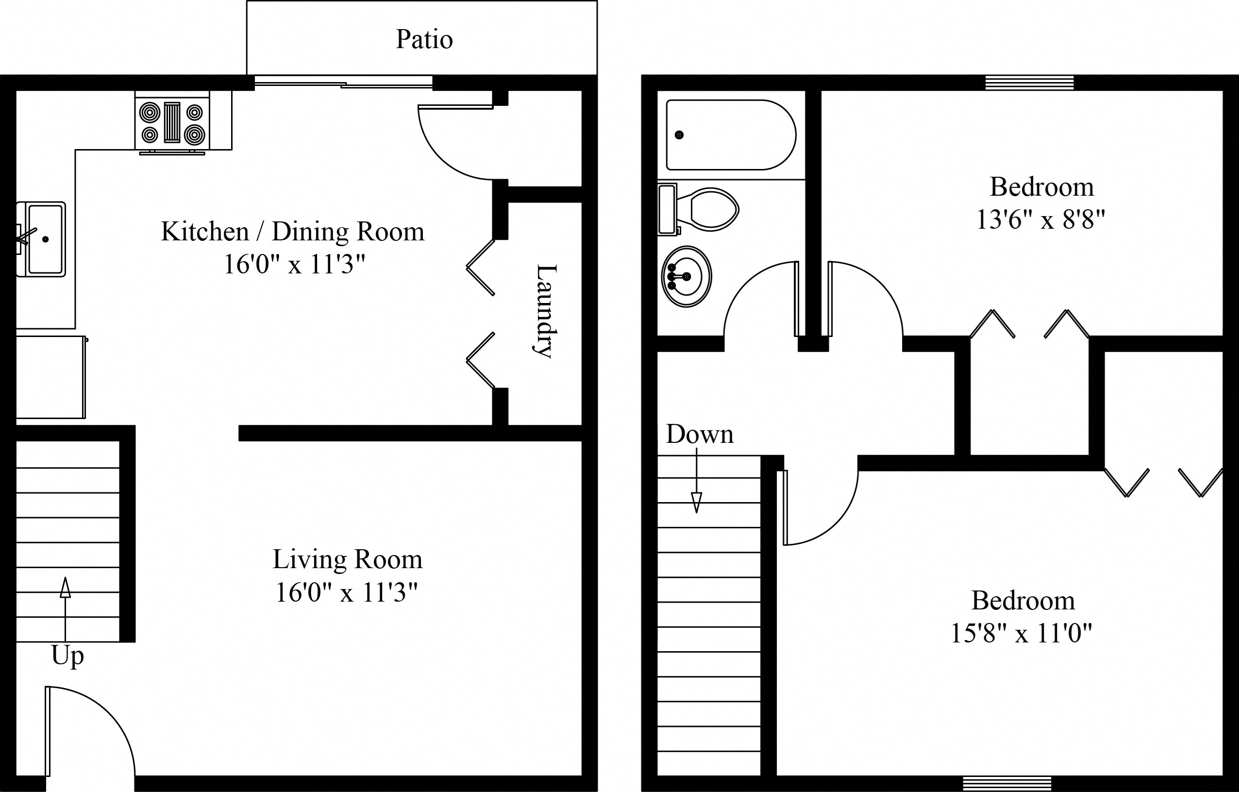 2 bed rental in Manchester 2 bedrm rental in Manchester, PA | Liberty Village Apartments | PMI